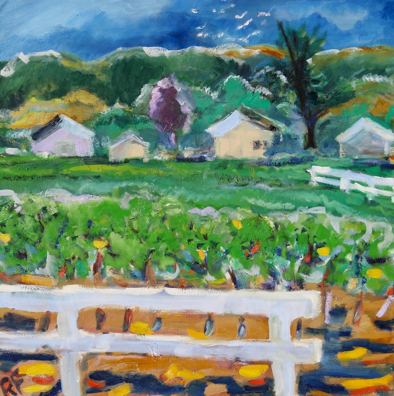 The Broken Fence, Napa, 2019 alkotó: Richard Fox