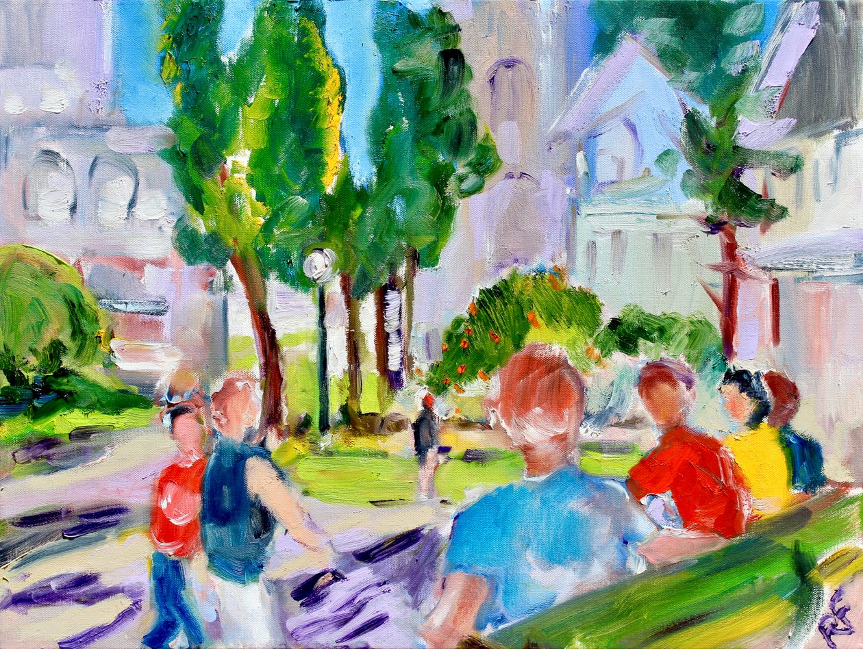 Washington Square Park, San Francisco, 2018 alkotó: Richard Fox