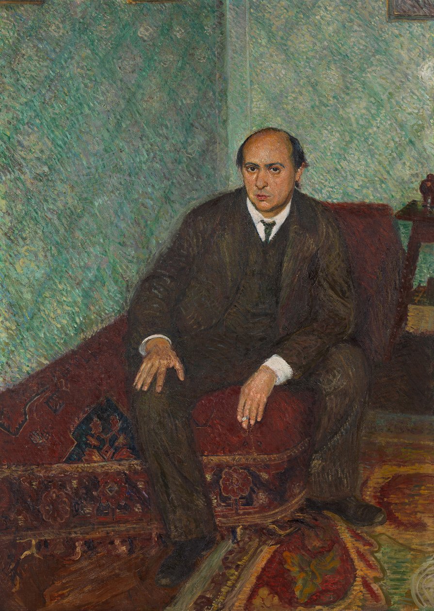 Arnold Schönberg portréja, c. 1907. alkotó: Richard Gerstl