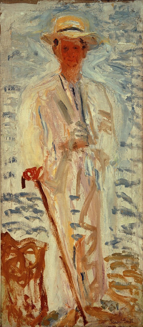 Alexander von Zemlinsky zeneszerző portréja 1871-1942, 1908. alkotó: Richard Gerstl