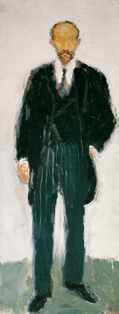 Ernst Diez professzor, 1907 előtt. alkotó: Richard Gerstl