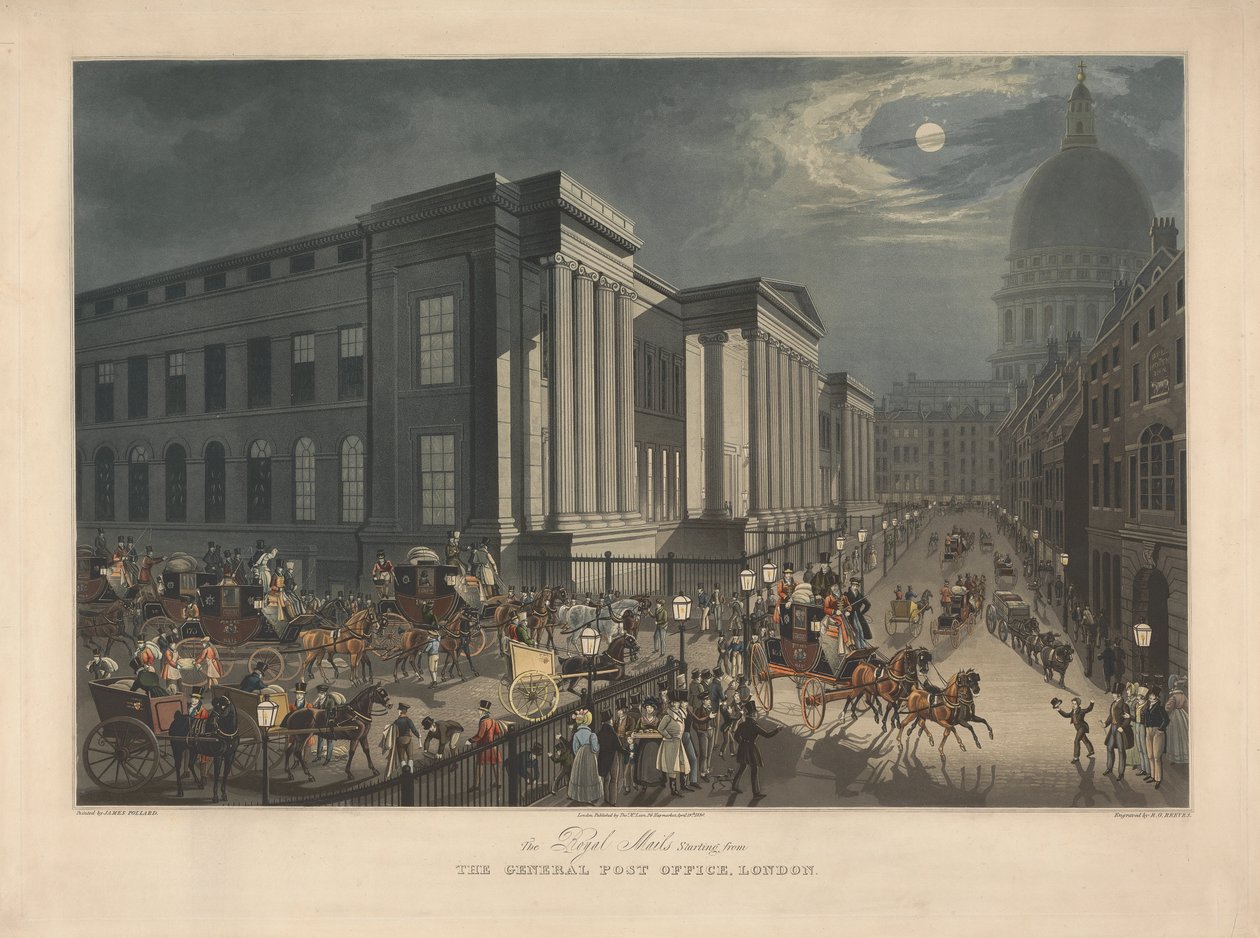 Edzés: A Royal Mails a londoni általános postától alkotó: Richard Gilson Reeve