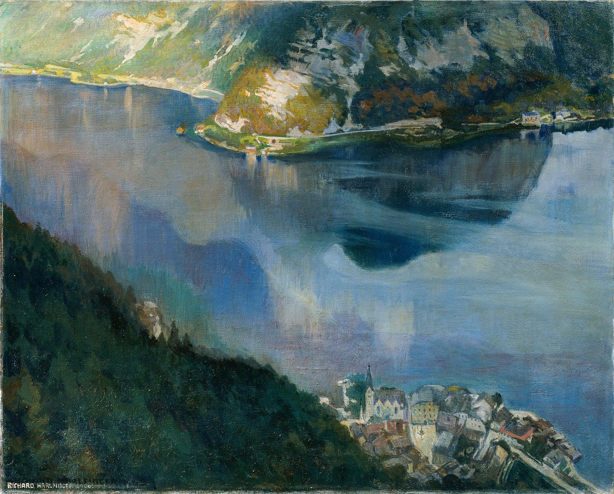 Hallstatti tó alkotó: Richard Harlfinger