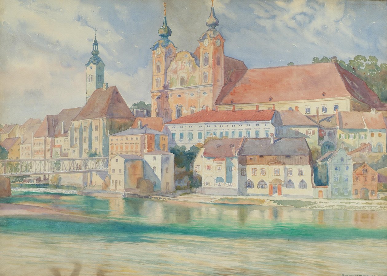 Szent Mihály templom Steyrben alkotó: Richard Harlfinger
