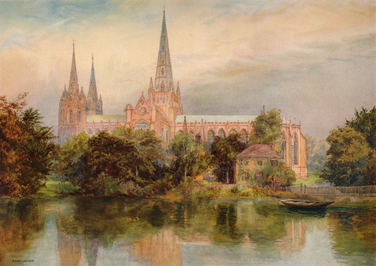 Lichfield katedrális, 1902, 1938 alkotó: Richard Henry Wright
