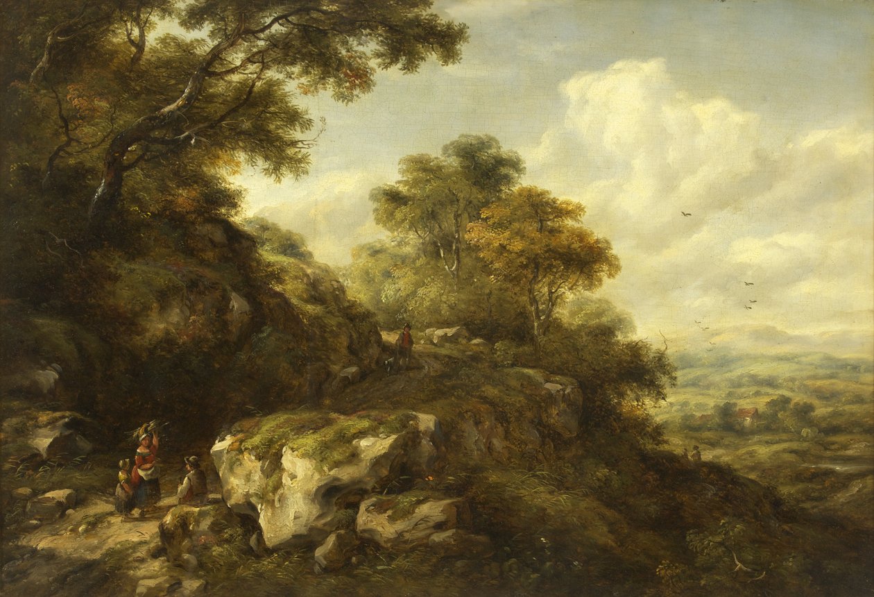 Kilátás Otford közelében, Kentben alkotó: Richard Hilder