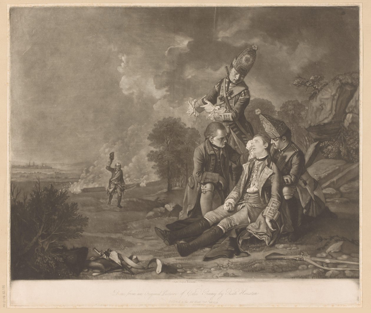 James Wolfe halála alkotó: Richard Houston