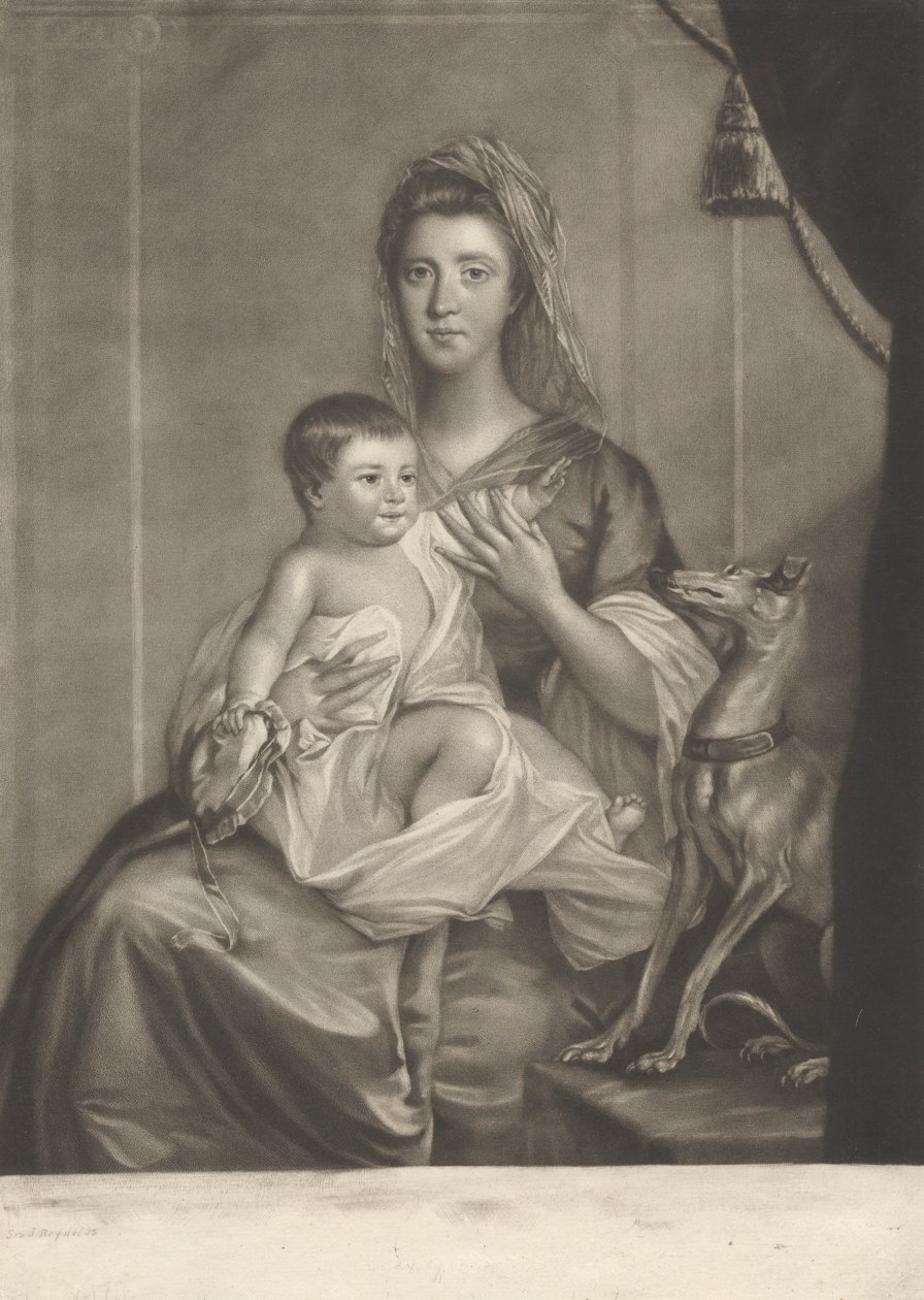 Lady Cathcart és gyermeke alkotó: Richard Houston