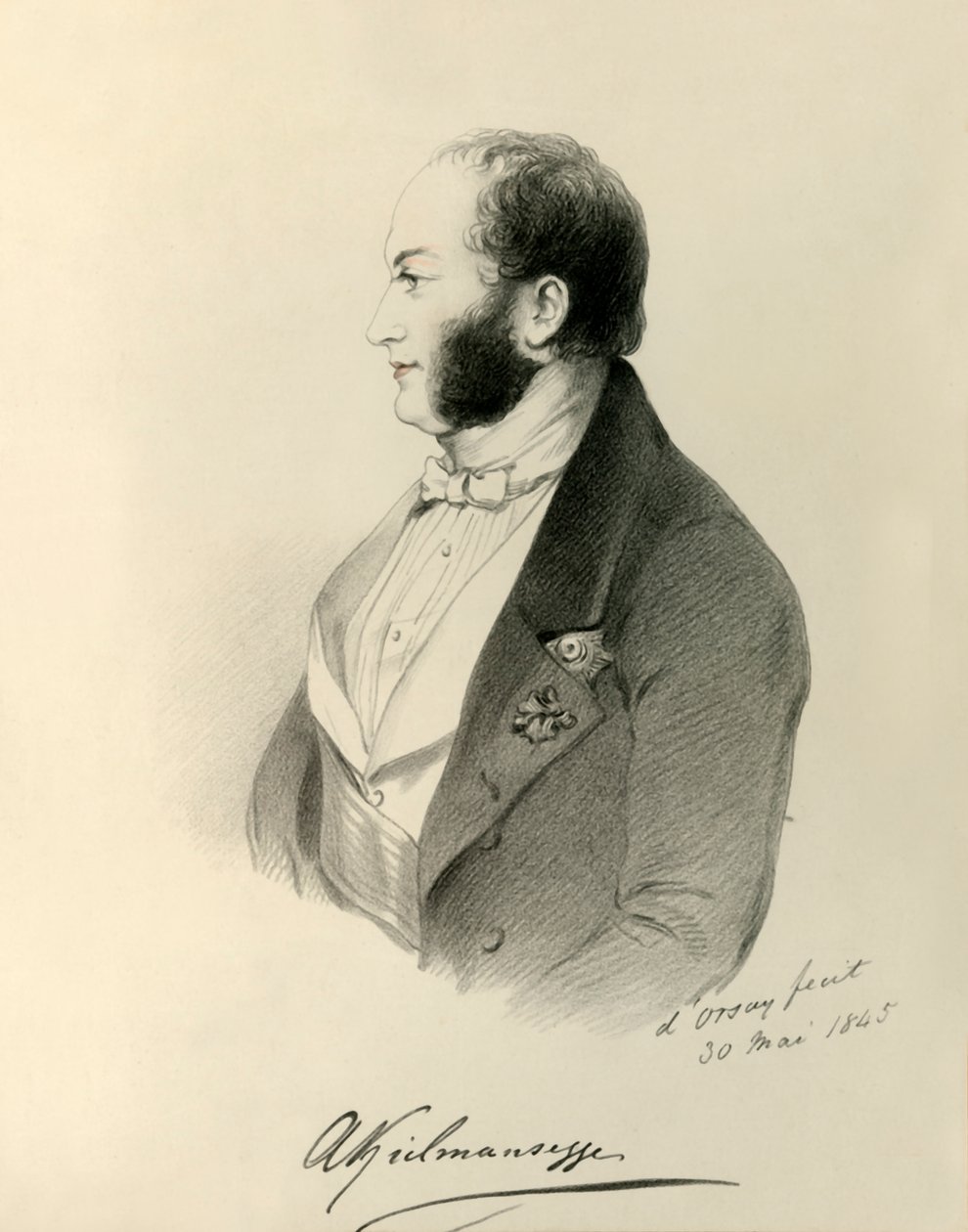 Kielmansegg gróf, 1845. alkotó: Richard James Lane