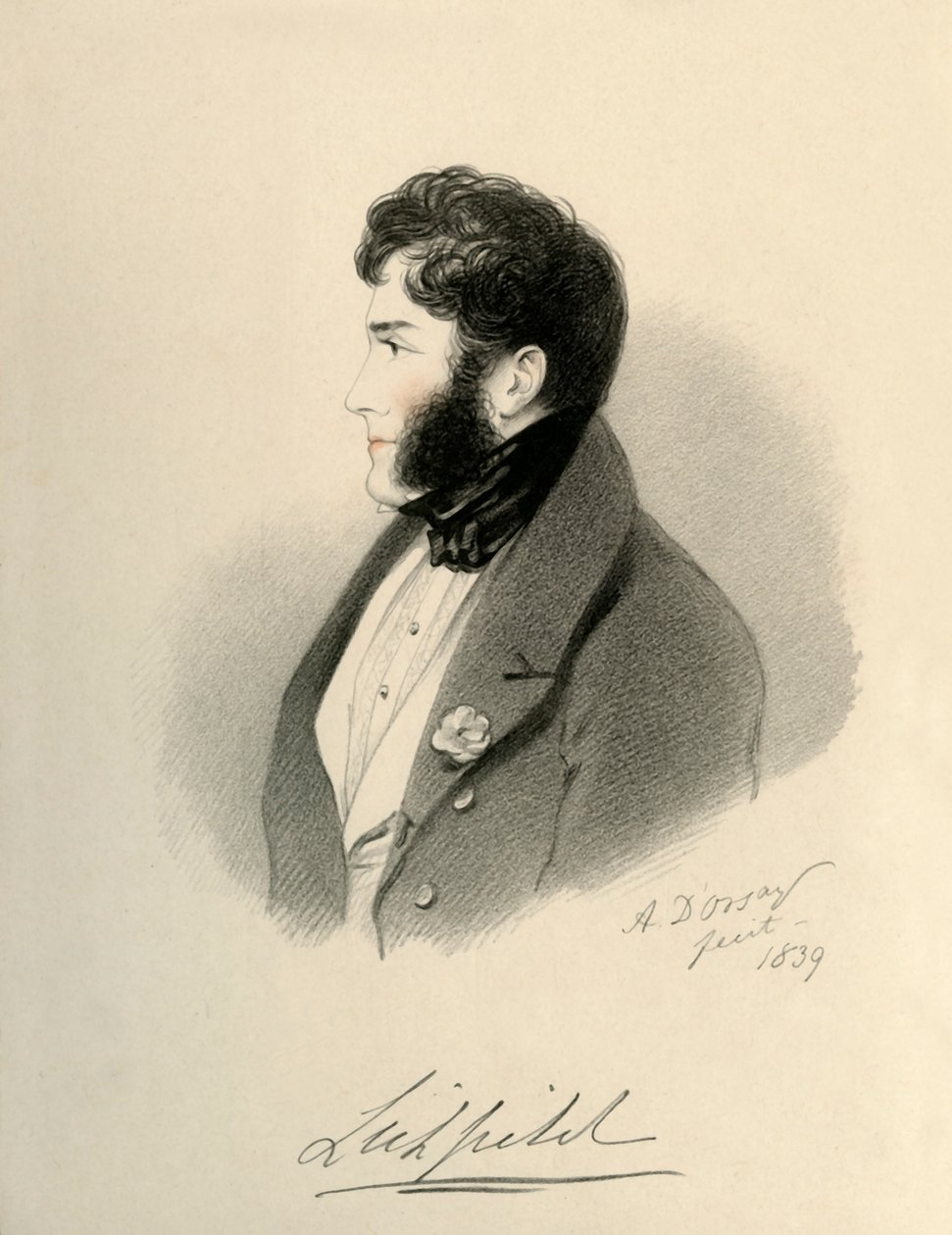 Lichfield grófja, 1839. alkotó: Richard James Lane