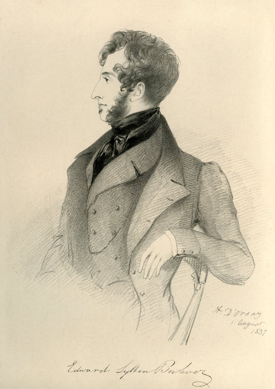 Edward Lytton Bulwer, 1837. alkotó: Richard James Lane
