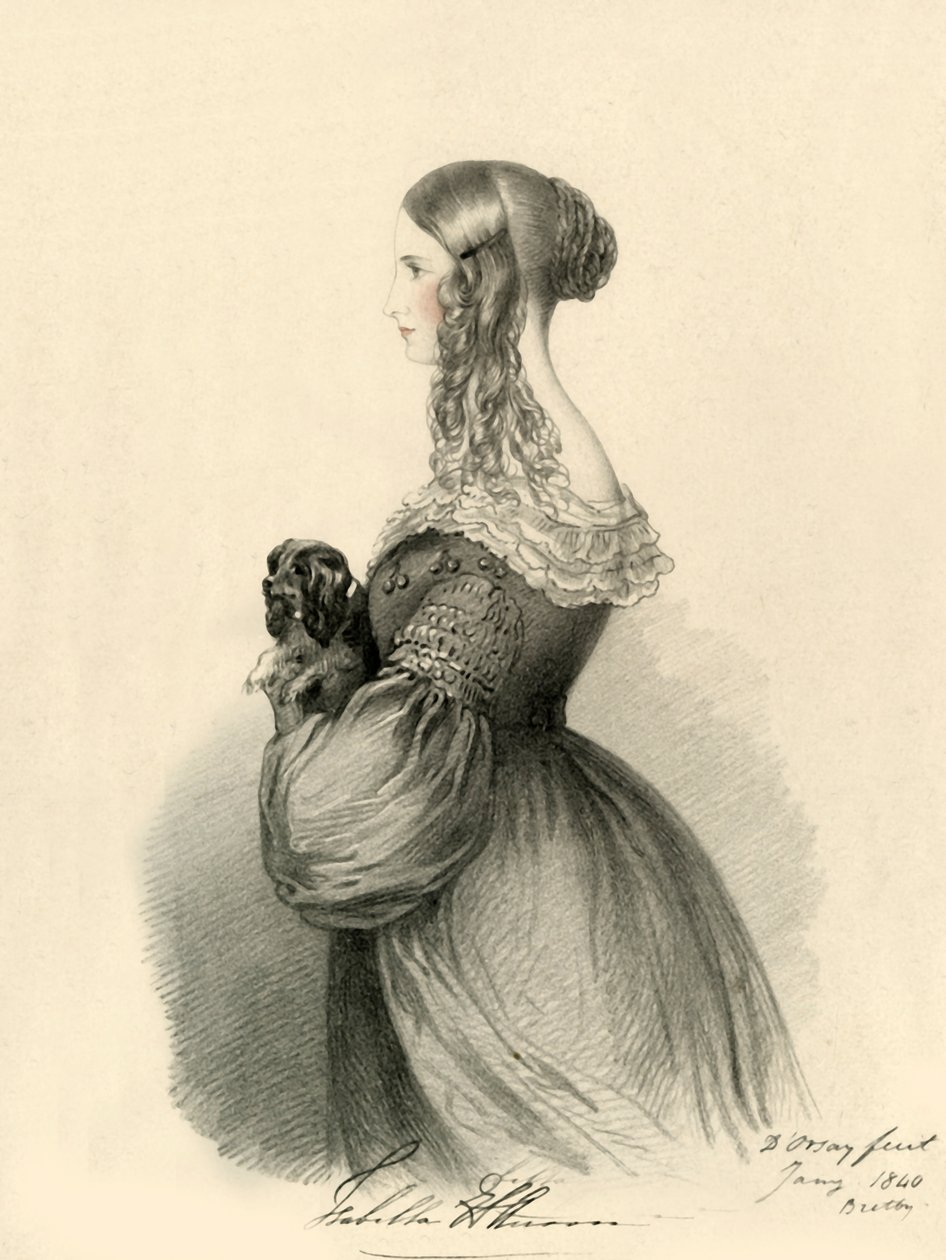 Isabella Anson, 1840. alkotó: Richard James Lane