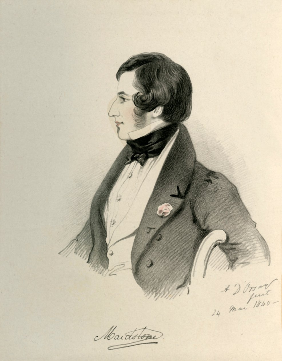Maidstone vikomt, 1840. alkotó: Richard James Lane