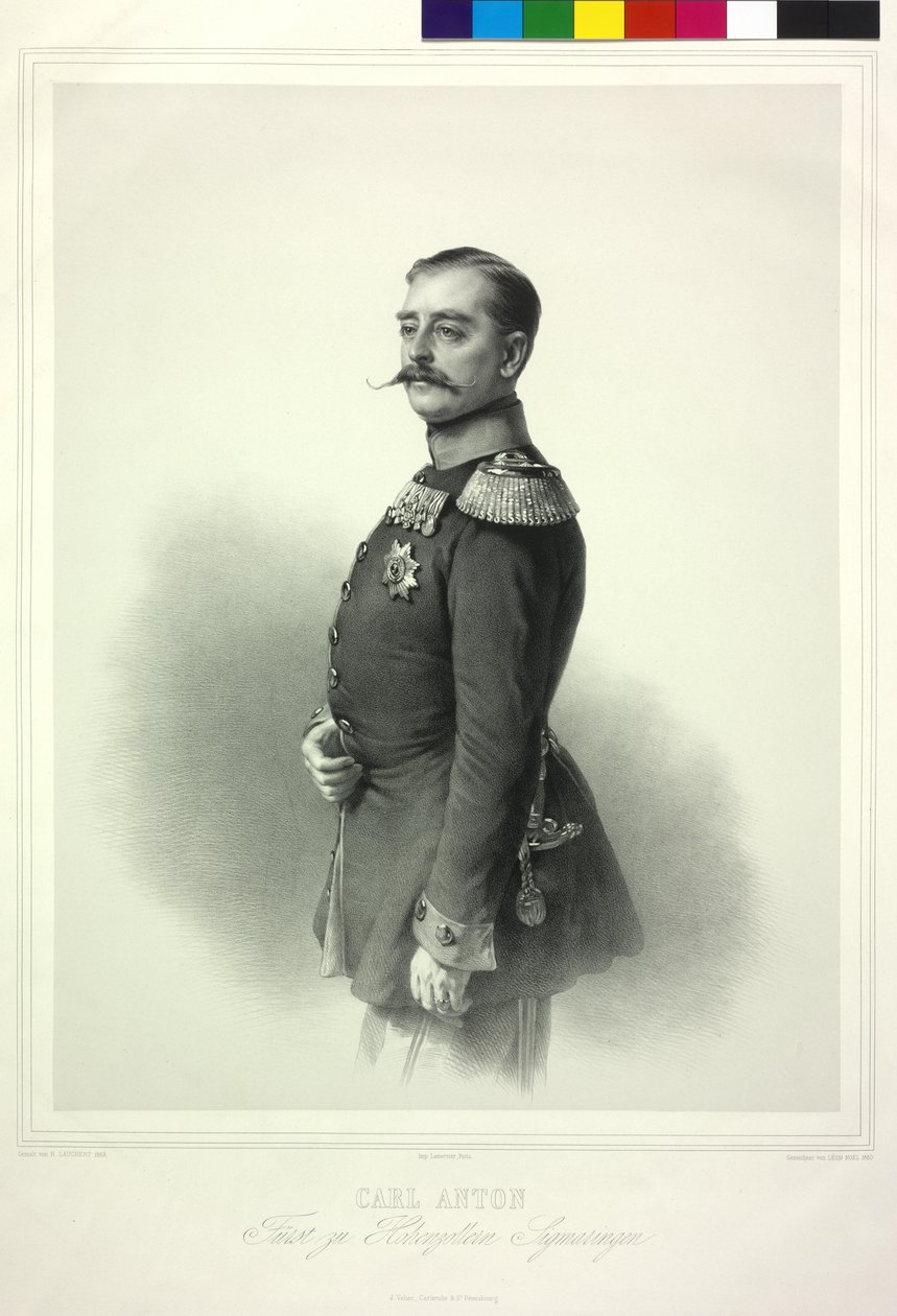 Carl Anton a Hohenzollern-ház hercege Sigmaringenben alkotó: Richard Lauchert