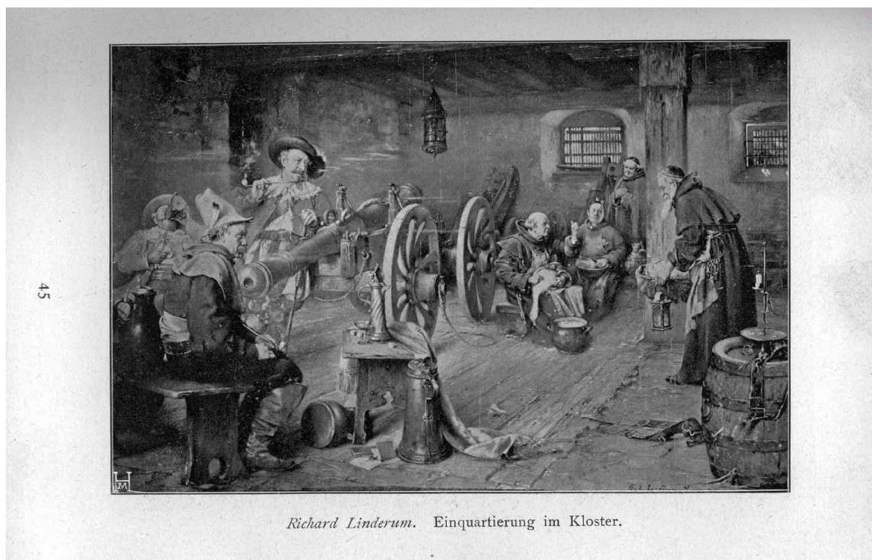 Számlázás a kolostorban alkotó: Richard Linderum