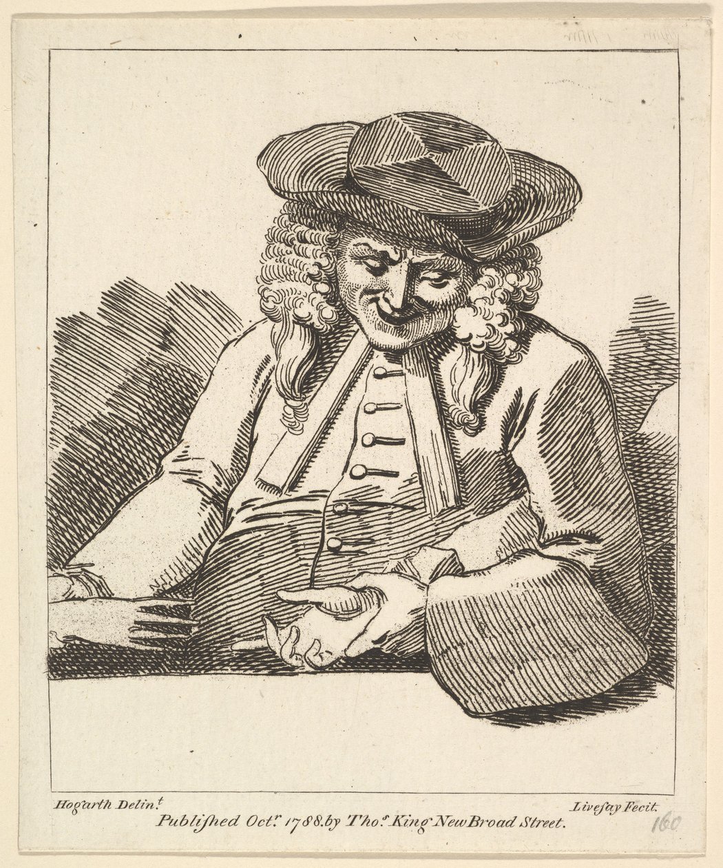 Egy plébános két ember kezében, 1788. október. alkotó: Richard Livesay