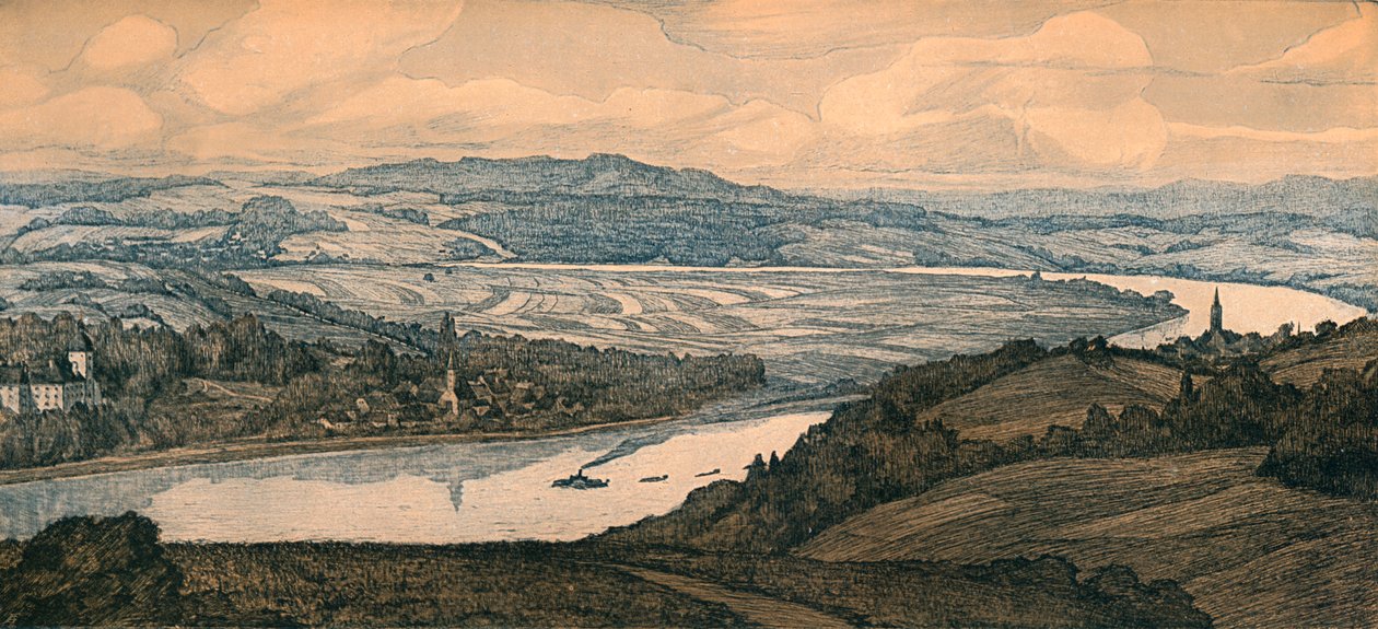 „Persenburg a Dunán”, XX. század alkotó: Richard Lux