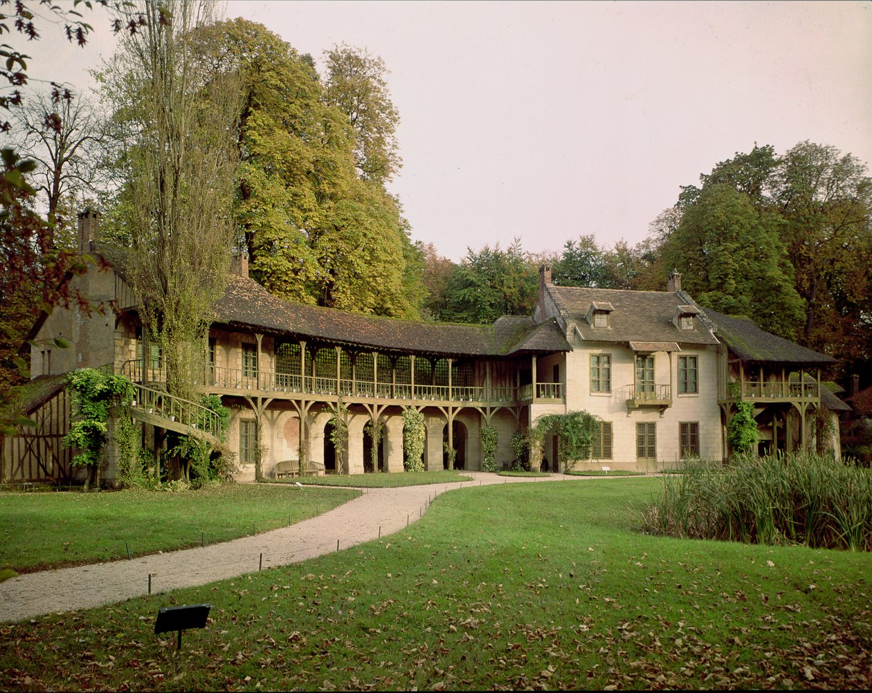 Marie-Antoinette Hameau-ja (1755-93), épült 1783-86-ban. alkotó: Richard Mique