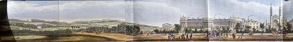 Hampstead és Gloucester Terrace, részlet a "Panorámás kilátás a Regent