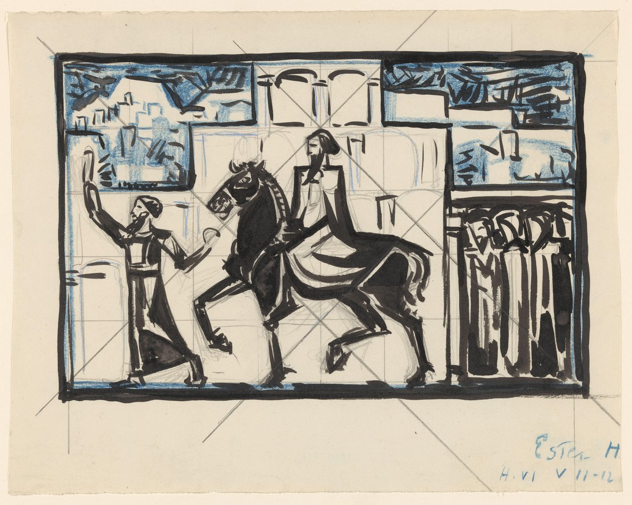 Triomf van Mordechai alkotó: Richard Nicolaüs Roland Holst (possibly)