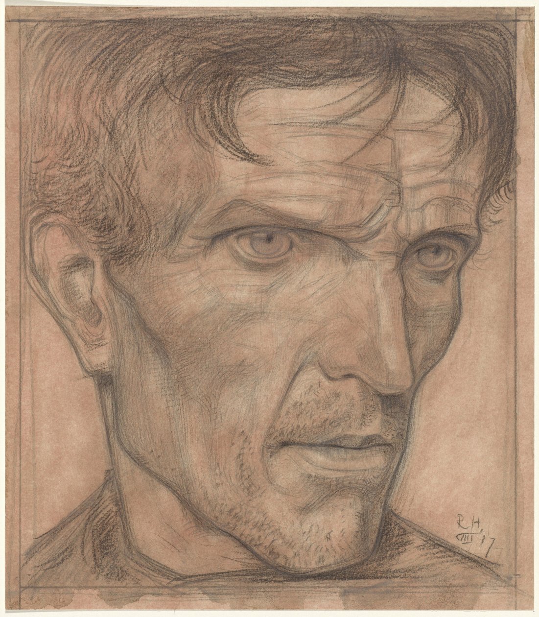 Egy férfi feje alkotó: Richard Nicolaüs Roland Holst