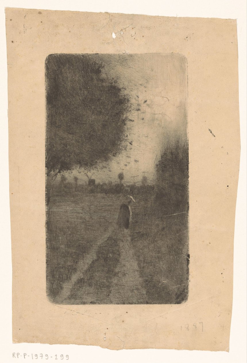 Nő egy országúton alkotó: Richard Nicolaüs Roland Holst