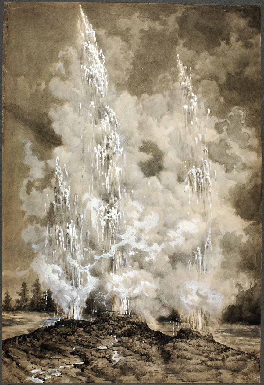 Yellowstone Gejzír alkotó: Richard Norris Brooke