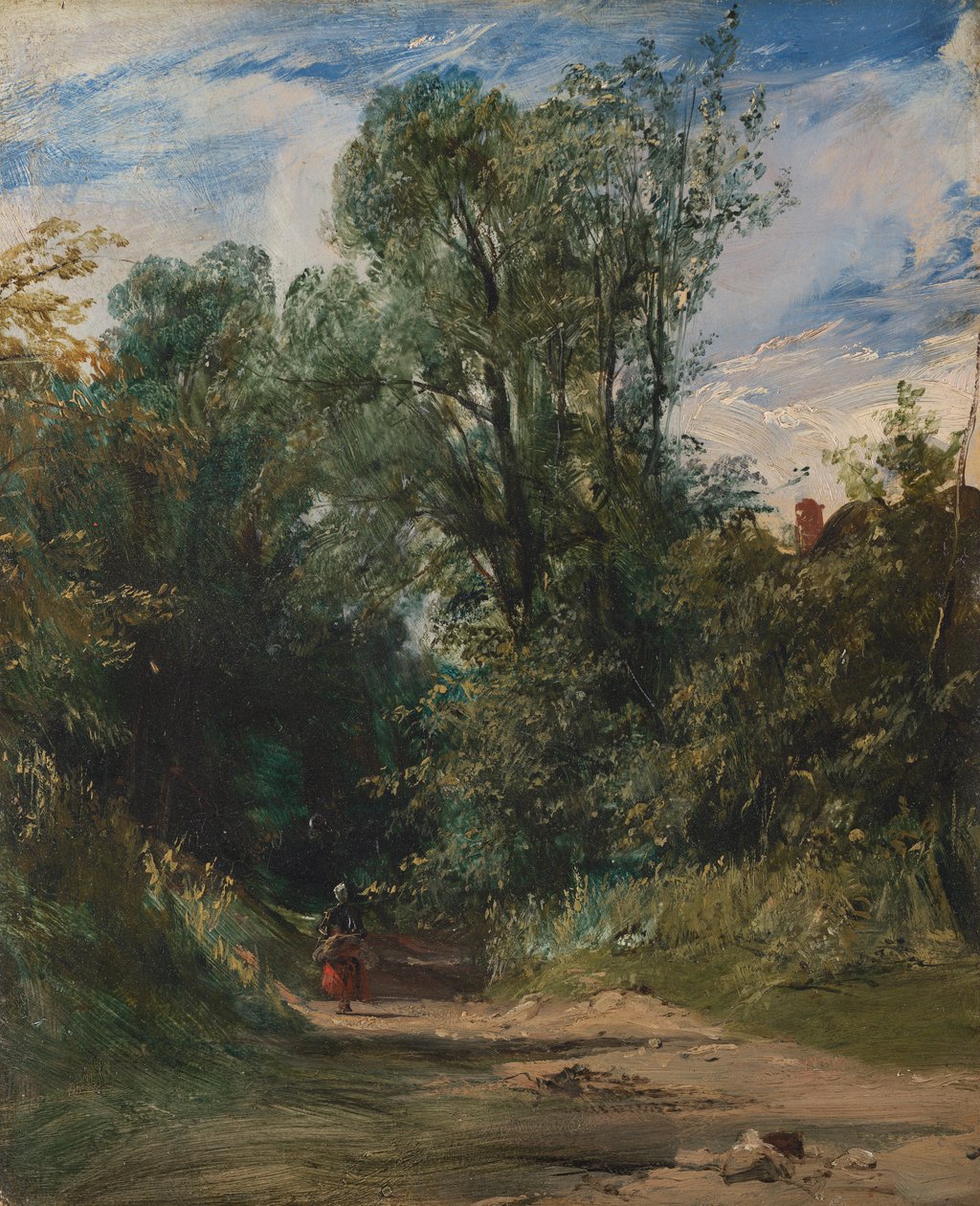 Egy erdős sáv alkotó: Richard Parkes Bonington
