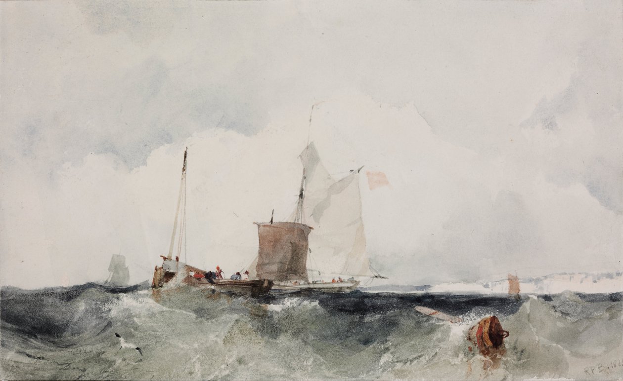 Az angol partvidéken alkotó: Richard Parkes Bonington