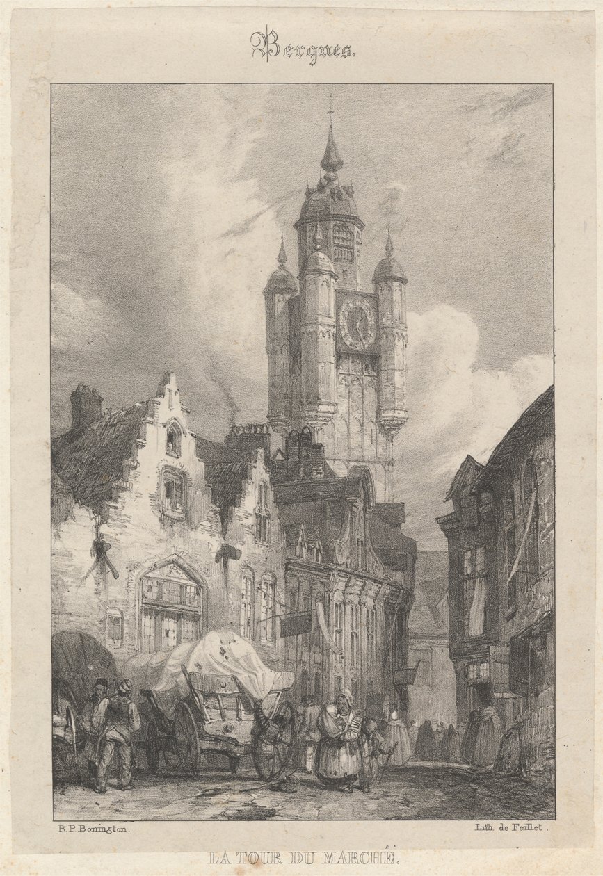 Bergues – A piactorony alkotó: Richard Parkes Bonington