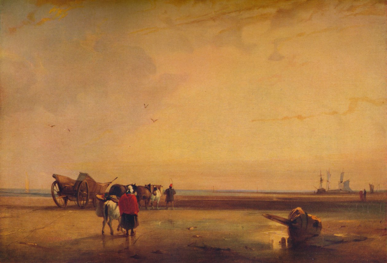 Boulogne Sands, 1827 alkotó: Richard Parkes Bonington