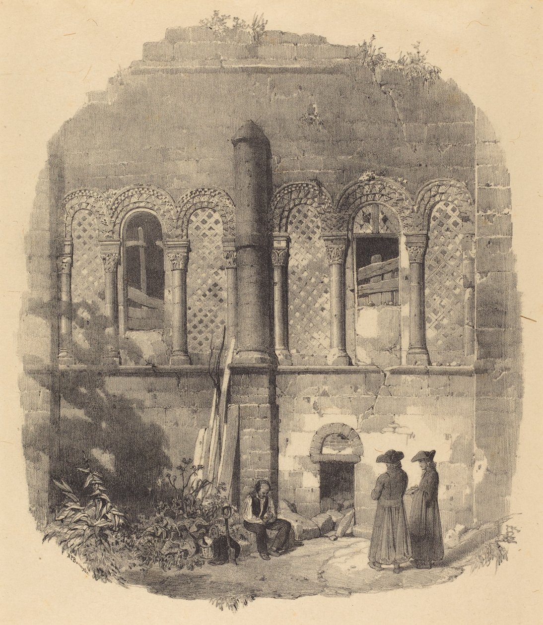 Saint-Taurin templom, Evreux alkotó: Richard Parkes Bonington