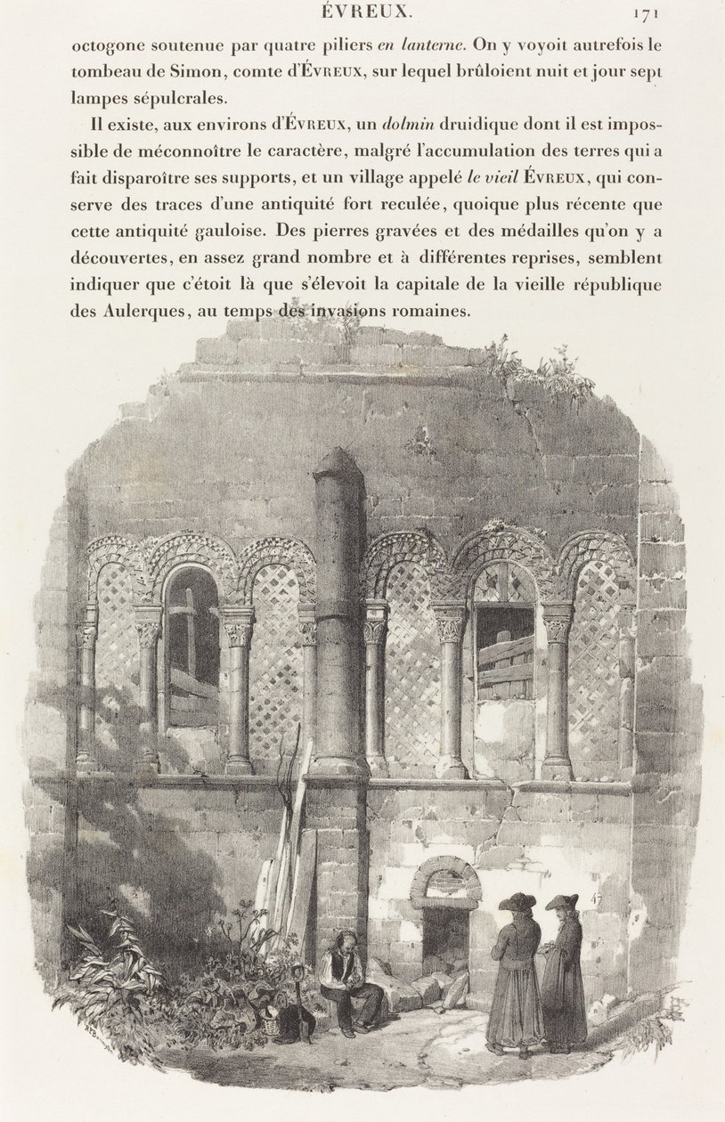 Saint-Taurin templom, Evreux alkotó: Richard Parkes Bonington