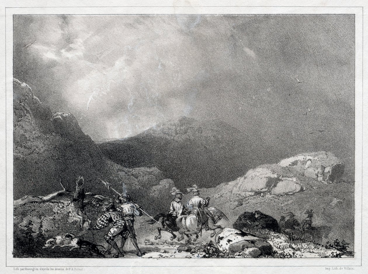 Glenfinlas, 1826. alkotó: Richard Parkes Bonington