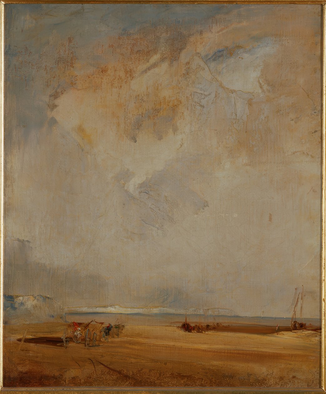Tengerpart Normandiában alkotó: Richard Parkes Bonington