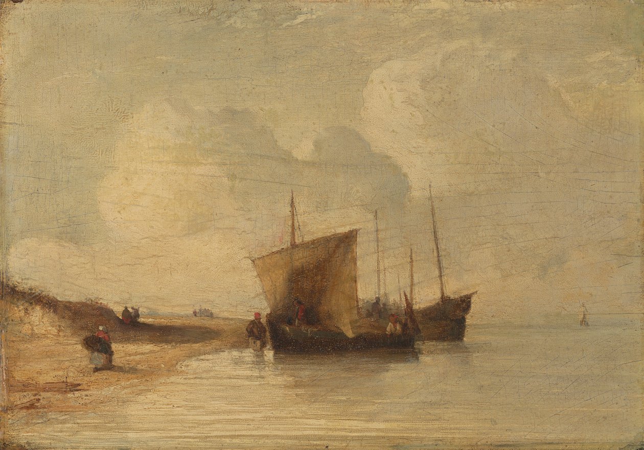 Normandia-part alkotó: Richard Parkes Bonington