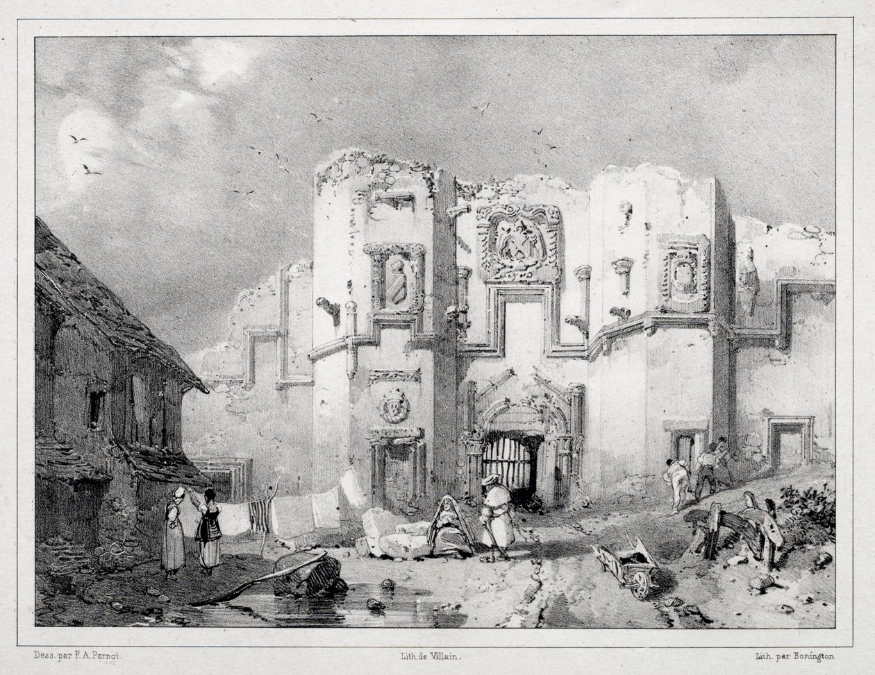 Old Gateway Stirlingben, 1826. alkotó: Richard Parkes Bonington