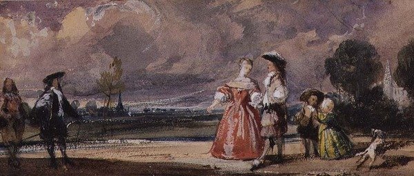 A találkozó alkotó: Richard Parkes Bonington