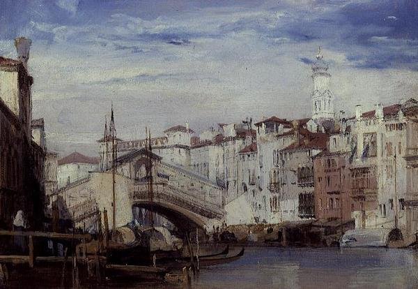Rialto híd, Velence alkotó: Richard Parkes Bonington