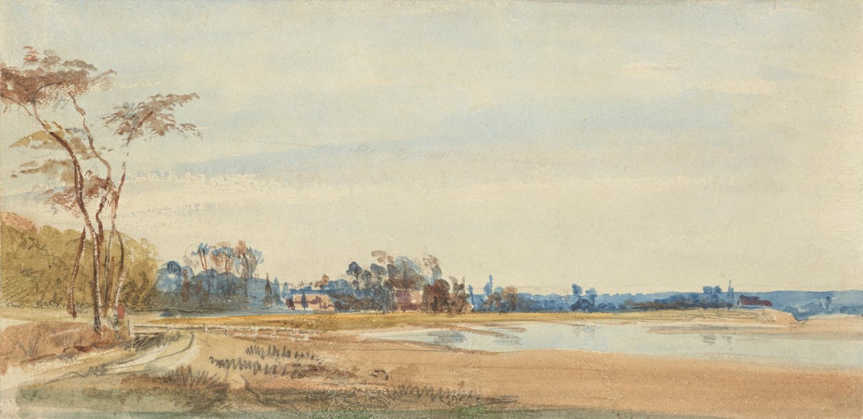 A Trouville melletti sós mocsarak alkotó: Richard Parkes Bonington