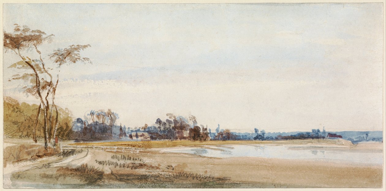 A sós mocsarak Trouville közelében alkotó: Richard Parkes Bonington