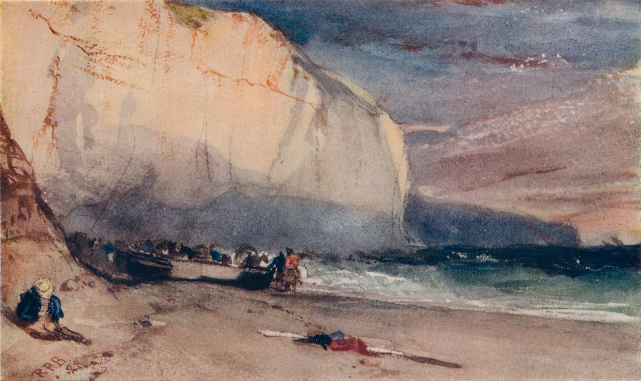 The Undercliff, 1828, 1924 alkotó: Richard Parkes Bonington