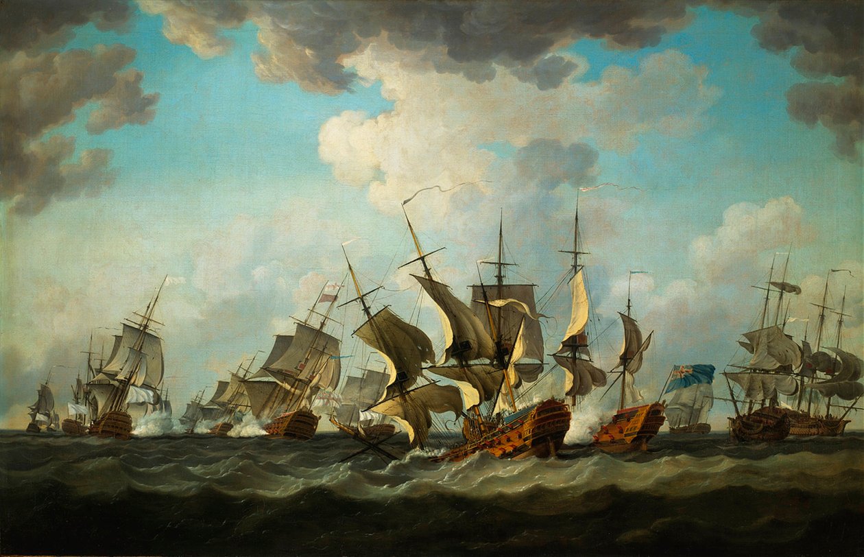 A bíborosok csatája 1759-ben Richard Paton festménye alkotó: Richard Paton