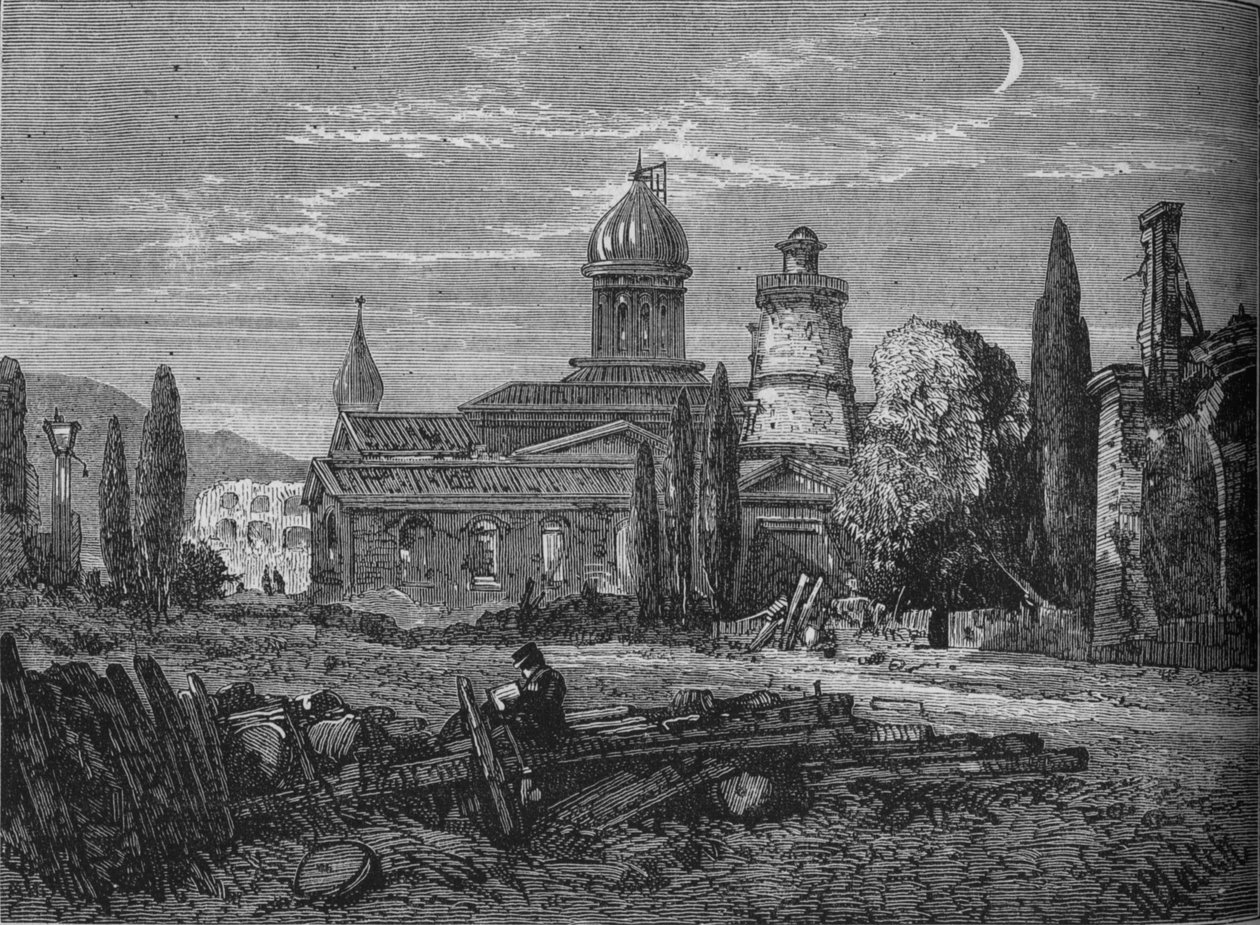 Egy utca Sebastopolban az ostrom után, 1880 alkotó: Richard Principal Leitch