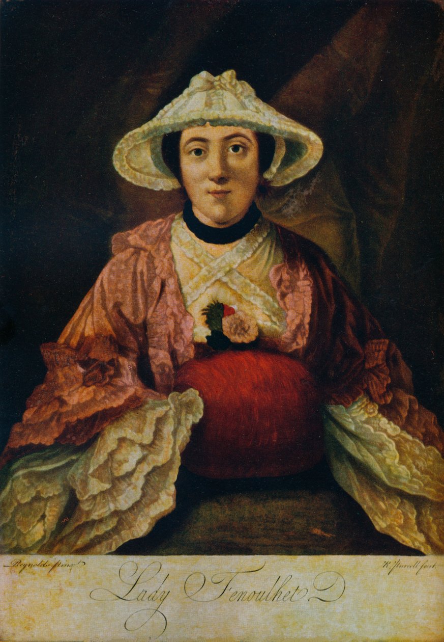 Anne nee Day, Lady Fenoulhet, c1760 alkotó: Richard Purcell