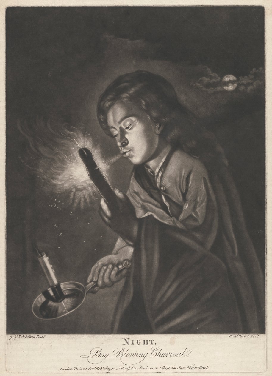 Éjszaka – Faszenet fújó fiú alkotó: Richard Purcell