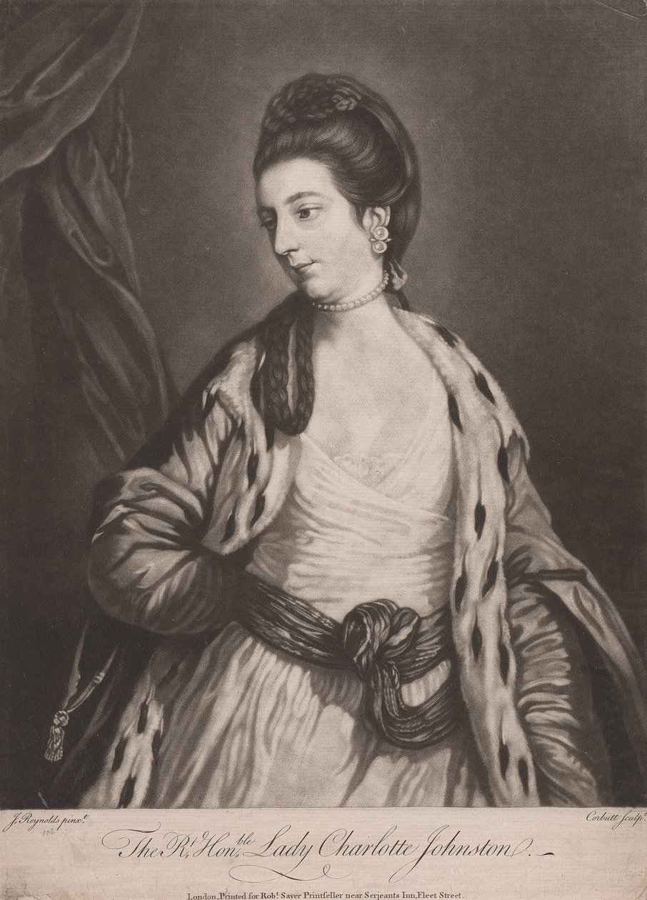 A helyes, tisztelt hölgy Charlotte Johnston alkotó: Richard Purcell
