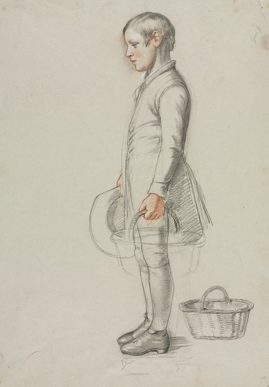 Tanulmány vidéki unokatestvéreknek, c. 1847-1848. alkotó: Richard Redgrave