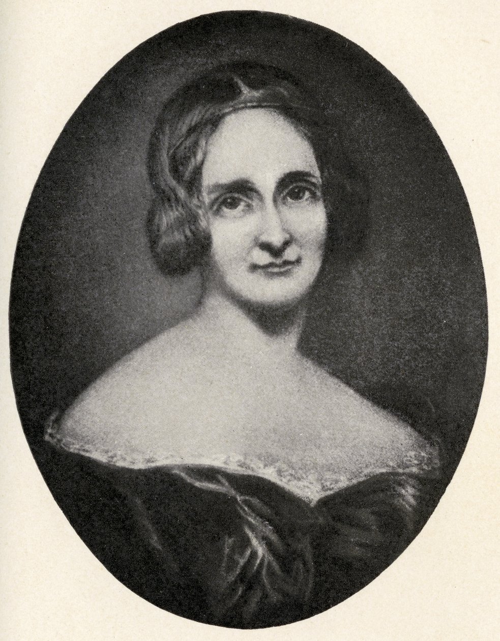 Mary Wollstonecraft Shelley (1797-1851) illusztrációja a "Little Journeys to the Homes of Famous Women"-ből, 1897-ben megjelent alkotó: Richard Rothwell