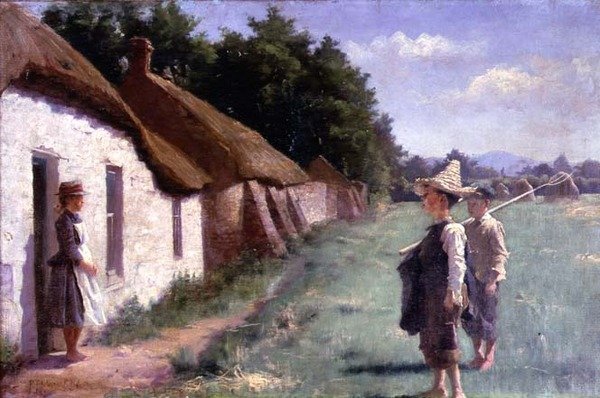 Meghívás a szénakészítésre alkotó: Richard Thomas Moynan